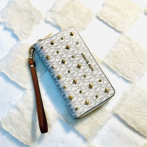 ✨NWOT‎ Gorgeous and super unique MK wristlet/wallet✨ - Picture 1 of 6